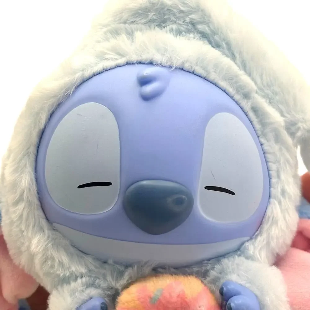 Disney x Miniso Stitch Sleepy Donut, Eat Something Before Sleep Bag Charm, Plush
